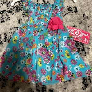 Girls flower dress 2t